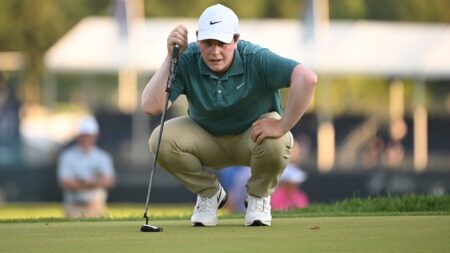 Robert MacIntyre makes 162 feet of putts over final six holes to lead BMW Championship