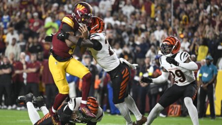 Dan Quinn was excited to see Deebo Samuel run, less so for Jayden Daniels
