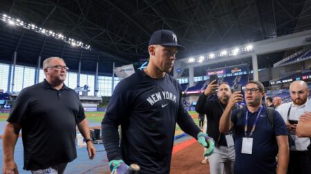 Aaron Judge could return to Yankees lineup at Texas on Tuesday