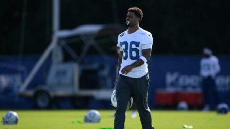 Colts lose Salvon Ahmed to serious injury on hip-drop tackle in practice