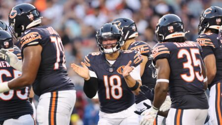 Caleb Williams leads Bears to a touchdown in first preseason action