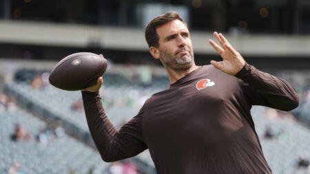 Joe Flacco on starting at 40: “It’s just business as usual”