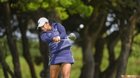Megha Ganne holes out on first hole en route to U.S. Women’s Amateur win over Anna Davis