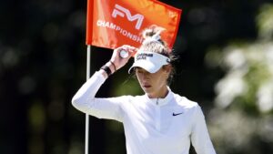 Nelly Korda, after recent putter switch, shoots 67 to open FM Championship at TPC Boston
