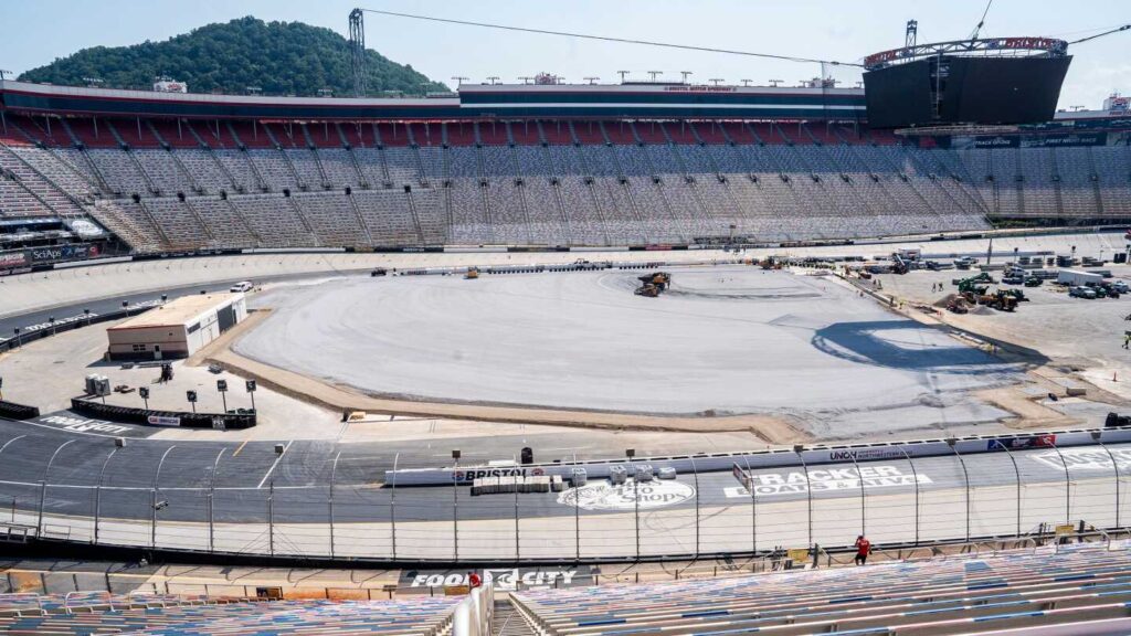 A baseball field in a racetrack? MLB’s Speedway Classic makes history