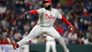 Phillies’ reliever Alvarado rejoins team following PED ban, will be eligible later this month