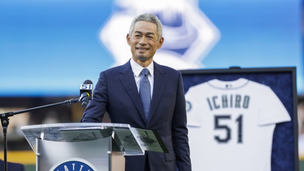 Ichiro Suzuki says he never dreamt of having his number retired by the Mariners