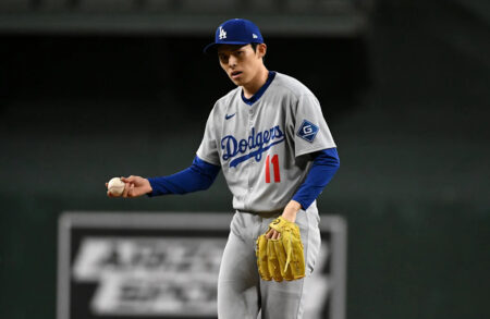 Roki Sasaki strikes out 2, hits 100 mph in return to Dodgers as a reliever