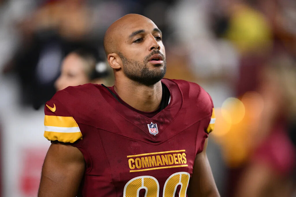 Commanders RB Austin Ekeler carted off with Achilles injury vs. Packers