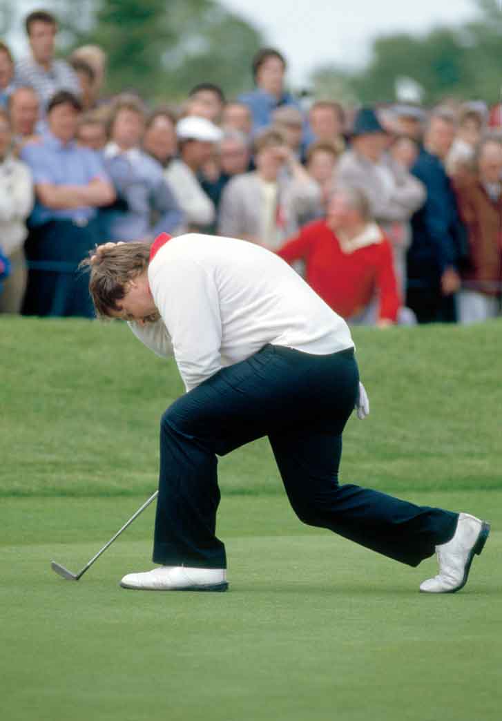 In the first-ever victory for Team Europe, ’82 Mas- ters champ Craig Stadler missed a two-footer that would have won a full point.