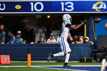 Colts’ Adonai Mitchell drops TD before crossing goal line, ruining impressive catch-and-run score