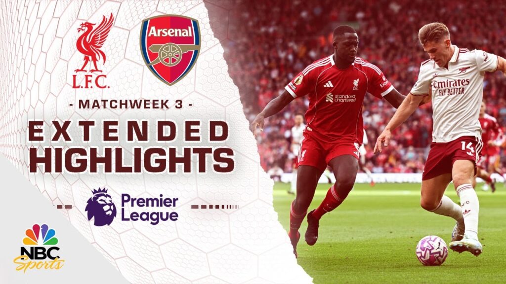 Liverpool v. Arsenal | PREMIER LEAGUE HIGHLIGHTS | 8/31/2025 | NBC Sports