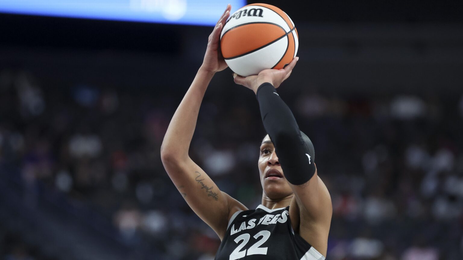 Aces’ A’ja Wilson Talks WNBA MVP Race, Potentially Making History with 4th Award