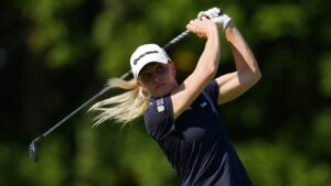Charley Hull, Jeeno Thitikul chasing Chanettee Wannasaen at Kroger Queen City