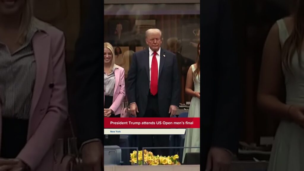 President Trump attends US Open men’s singles final