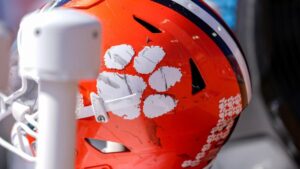 LOOK: Clemson’s bus damaged after hitting light pole in another bizarre off-field mishap for Tigers