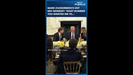 Mark Zuckerberg’s Hot Mic Apology Steals Show At Trump’s White House Dinner