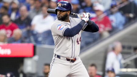 Yordan Alvarez Out ‘A While’ with Injury amid Astros Playoff Push, Joe Espada Says