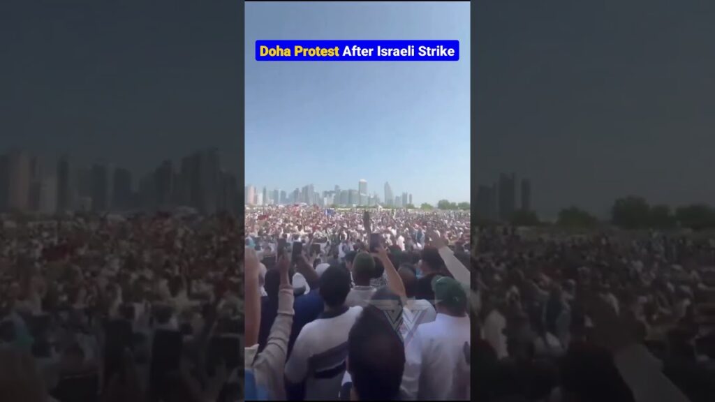 Doha Streets Filled After Hamas Leaders Killed