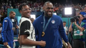 LeBron James Shouts out Son Bryce in Photo Before CBB Season, ‘Damn He Getting Jacked’