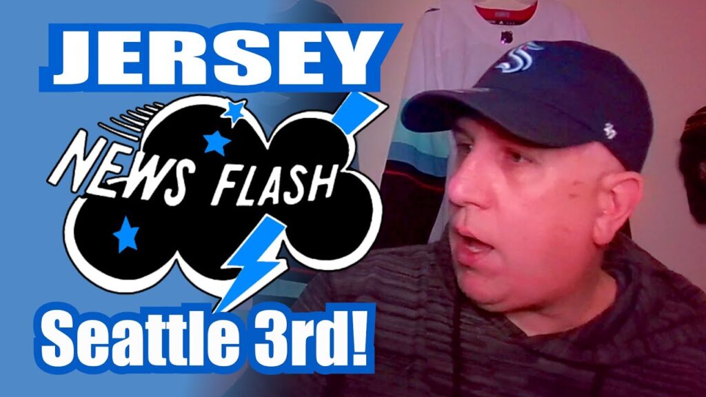 NHL JERSEY news: SEATTLE kraken new 3rd jersey