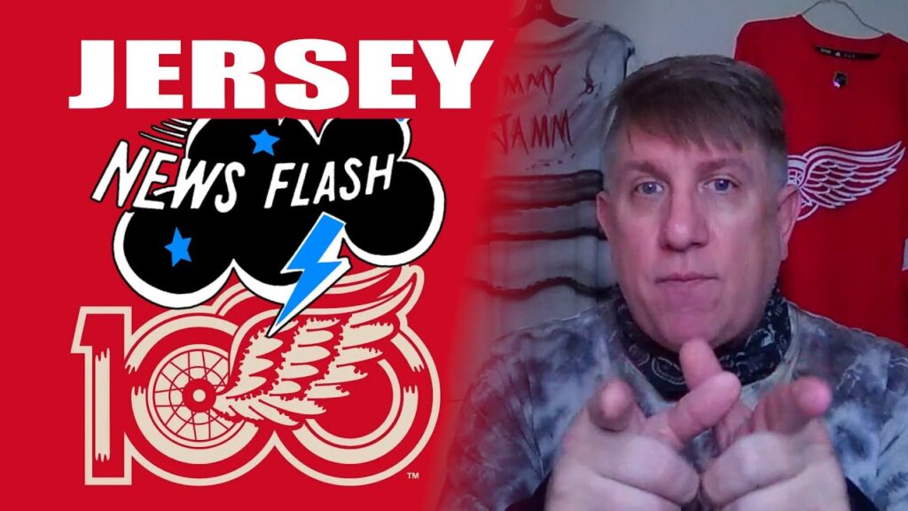 NHL JERSEY News: new Detroit Red Wings 100th ANV jerseys