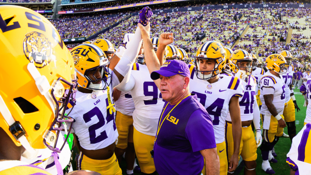 What Brian Kelly said about Alabama being left off LSU’s permanent SEC rivals grouping