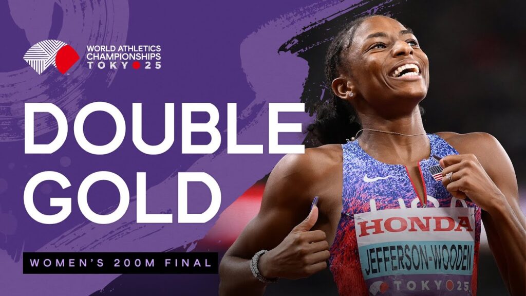 Melissa Jefferson-Wooden storms to sprint double in Tokyo | World Athletics Championships Tokyo 25