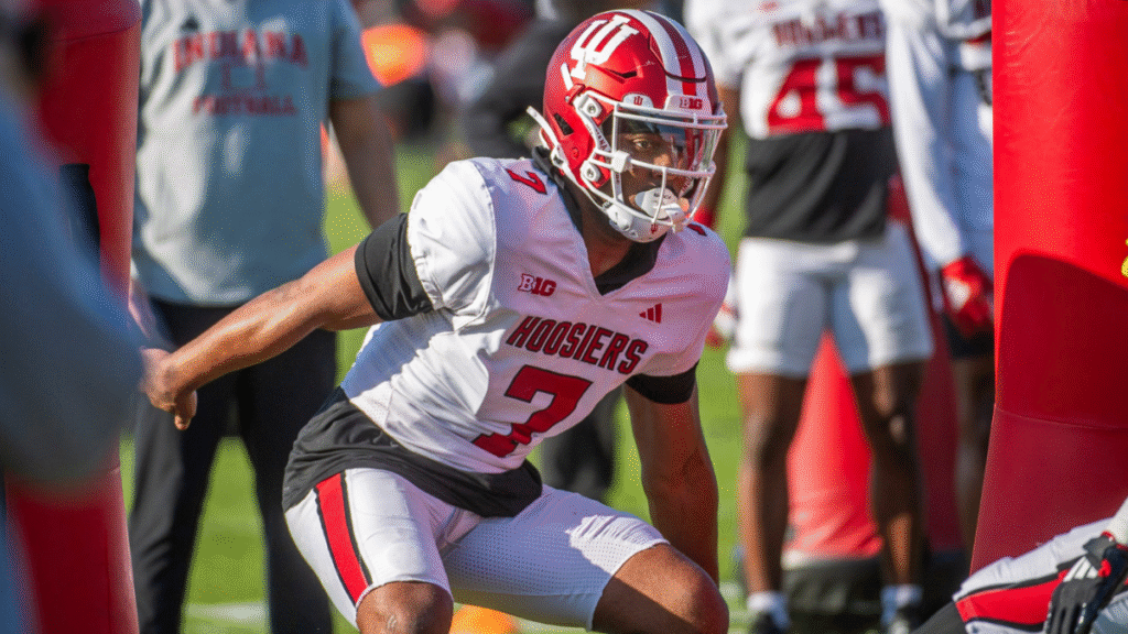 Louis Moore, Indiana’s top defender, eligible for rest of 2025 season after winning injunction against NCAA