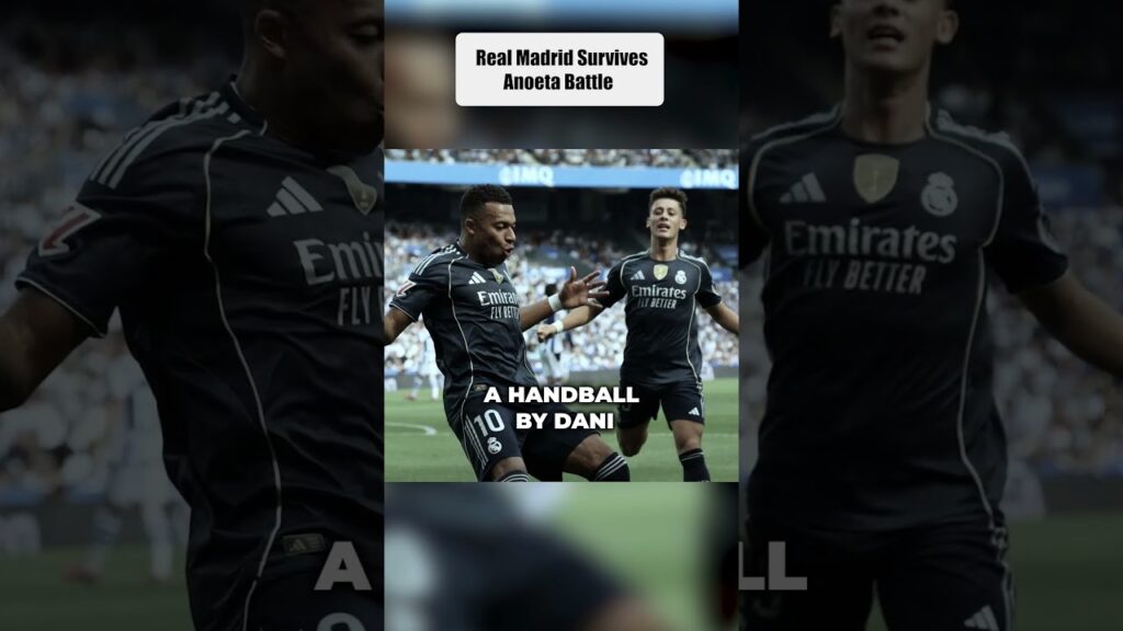 Real Madrid Survives Anoeta Battle LaLiga 2025 #news #update #football #footballshorts #realmadrid