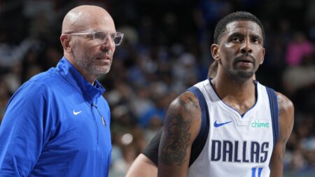 Mavs’ Jason Kidd Denies Kyrie Irving Is ‘Ahead of Schedule’ in Knee Injury Rehab