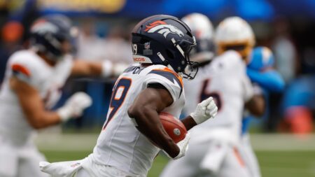 Marvin Mims runs for TD to increase Broncos’ lead to 14-3