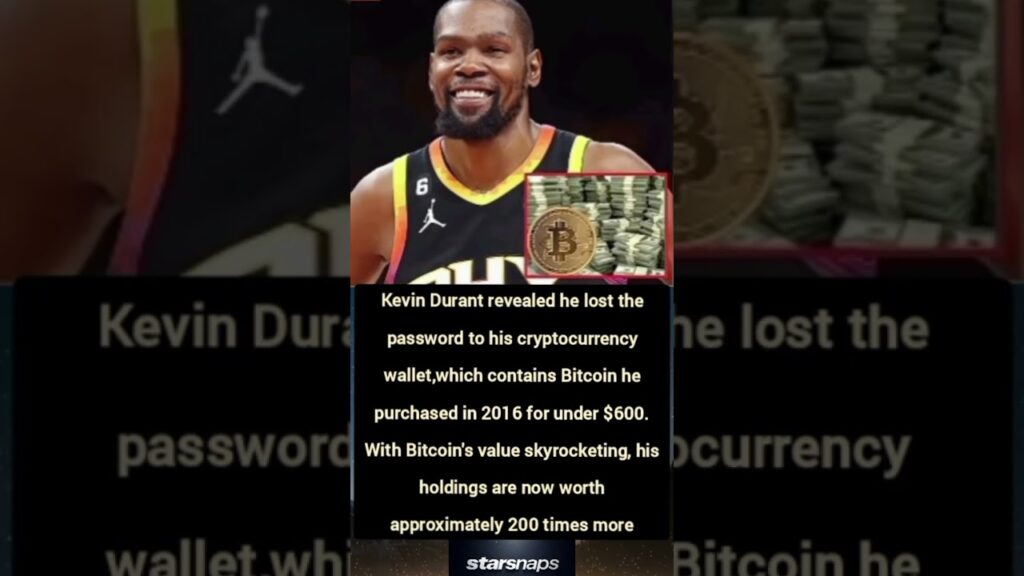 Kevin Durant’s Lost Bitcoin Fortune: A 0,000 Lesson in Crypto Security #kevindurant #shorts