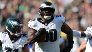NFL week three results: Eagles beat Rams and Browns upset Packers