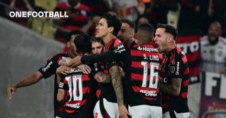 📹 Controversial red and late scare as Fla edge Estudiantes in Liberta