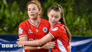 Women’s Premiership: Cliftonville move top with big Larne win