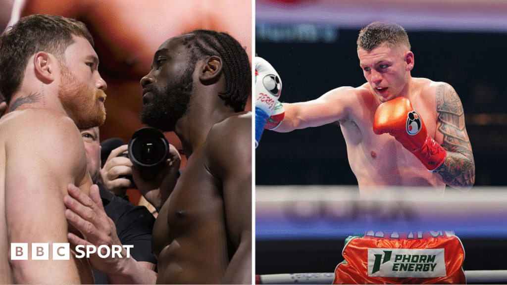 Canelo vs Crawford LIVE: Boxing fight UK time, ringwalk, undercard, results from Crawford v Alvarez, Dana White