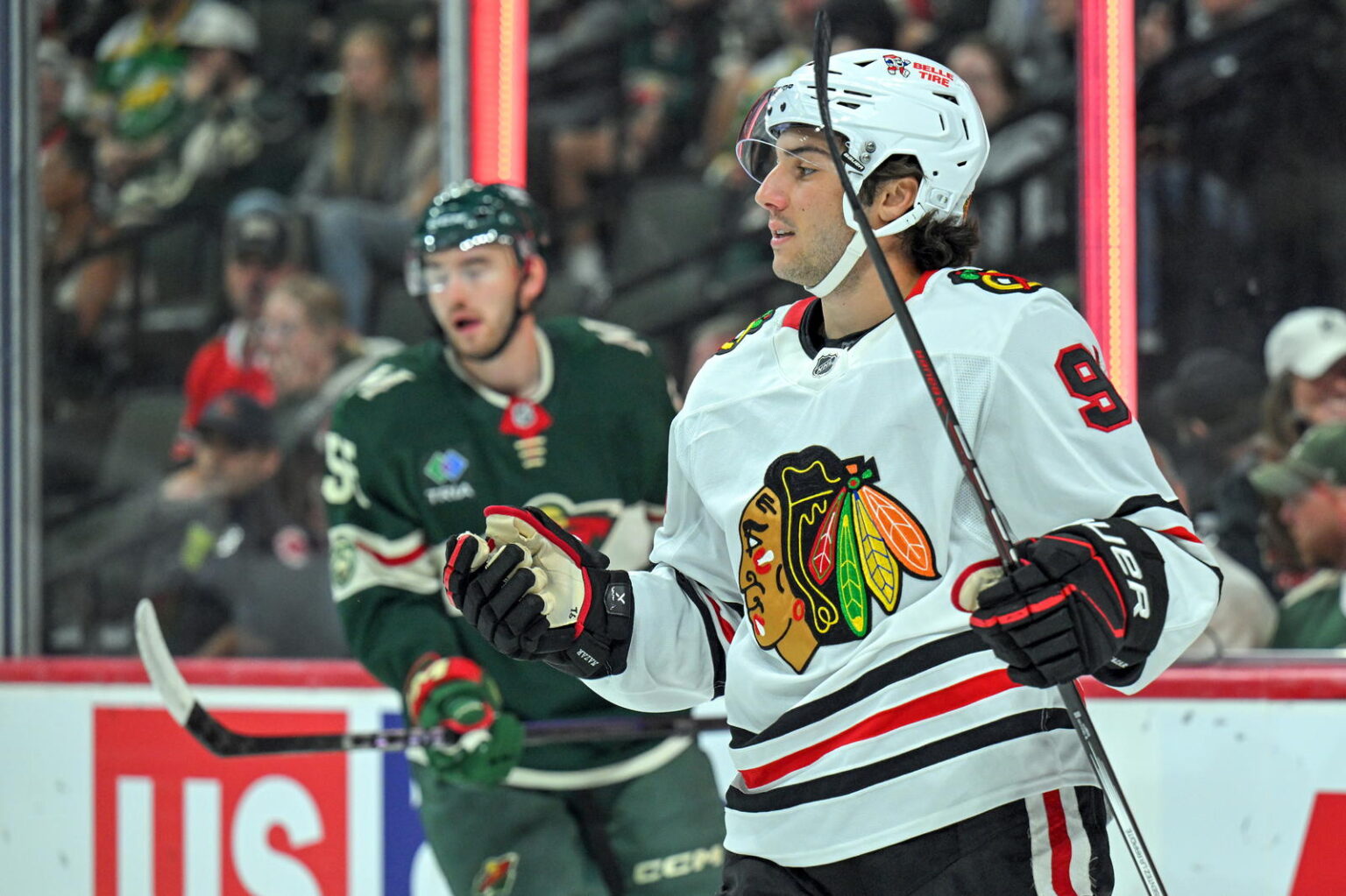 Frank Nazar Scores Hat-Trick, Blackhawks Beat Wild 4-1 In Preseason Game 3