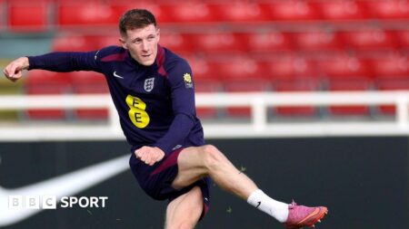 England: Elliot Anderson set to make international debut