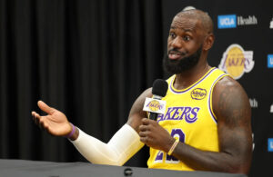 Will LeBron James be at Lakers media day next season? ‘Maybe,’ he says