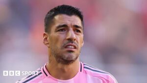 Luis Suarez: Inter Miami striker apologises for behaviour and spitting at opposition coach