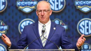 Fore! Why Donald Trump gave Greg Sankey a mulligan during golf round