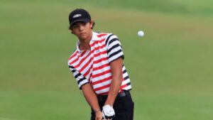 Junior Players Championship: Charlie Woods hits hole-in-one