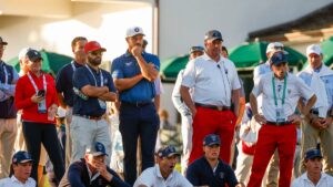Bryson DeChambeau pumps up USA at Walker Cup, next stop Napa for Ryder Cup team dinner