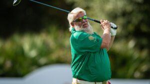 John Daly makes a 19 on one hole during PGA Tour Champions event