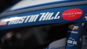 RCR honoring Charlie Kirk with tribute decals