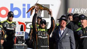 Ryan Blaney ends Joe Gibbs NASCAR run; Denny Hamlin ends Ty Gibbs’ day
