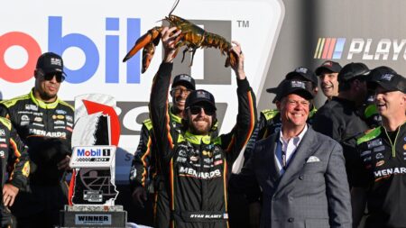 Ryan Blaney ends Joe Gibbs NASCAR run; Denny Hamlin ends Ty Gibbs’ day