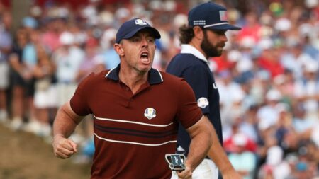 How many points does Team Europe need to win Ryder Cup?