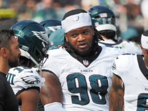 Eagles DT Jalen Carter fined ,593 for taunting after field goal block vs. Rams, 3 weeks after spitting fine